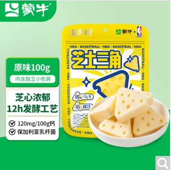 蒙牛 原味芝士三角100g